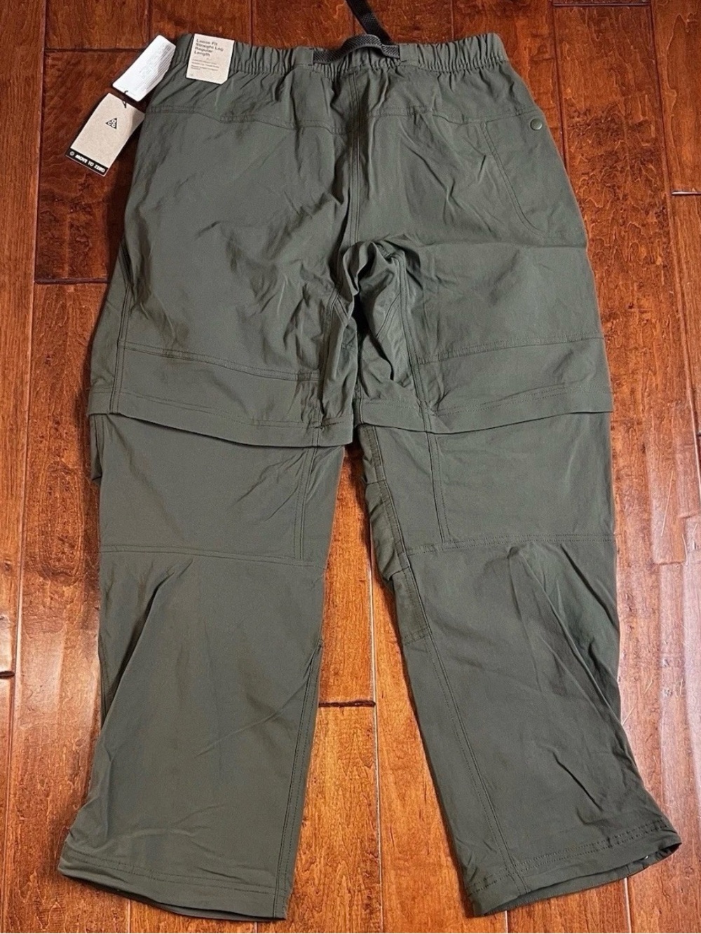 Nike ACG Olive Convertible Cargo Pants with Belt - Picture 5 of 6